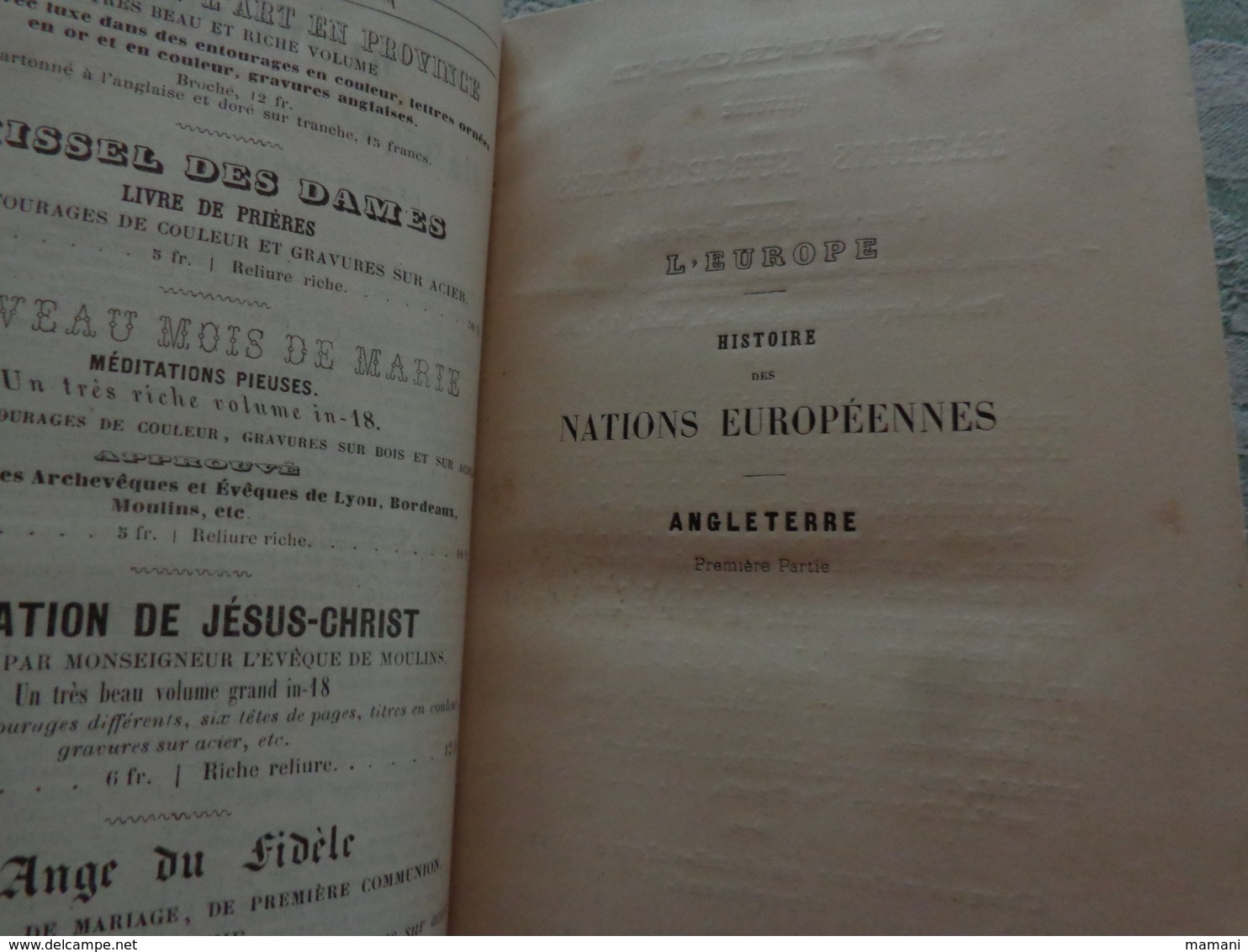 L'europe Histoire Des Nations Europeennes -angleterre- Edmond Robinet -1ere 2eme Partie Guillaume-charles 1er Etc... - 1801-1900