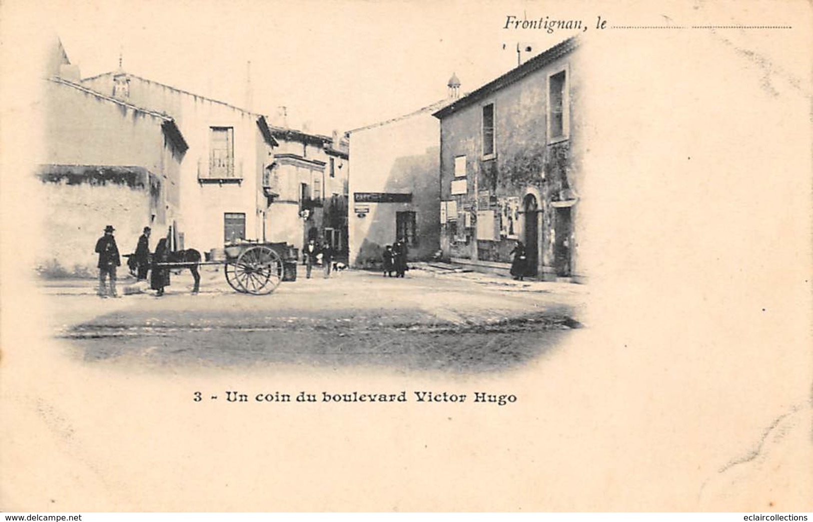 Frontignan           34          Un Coin Du Boulevard  Victor Hugo      (Voir Scan) - Frontignan