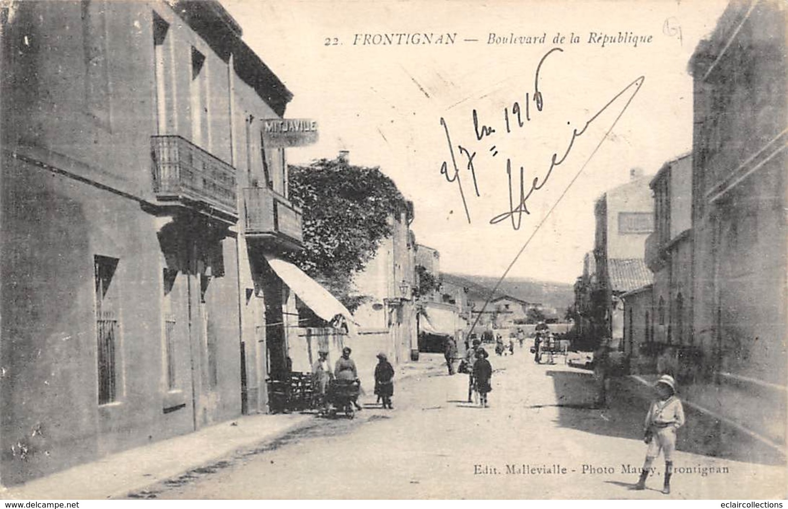 Frontignan           34             Boulevard   De La République      (Voir Scan) - Frontignan