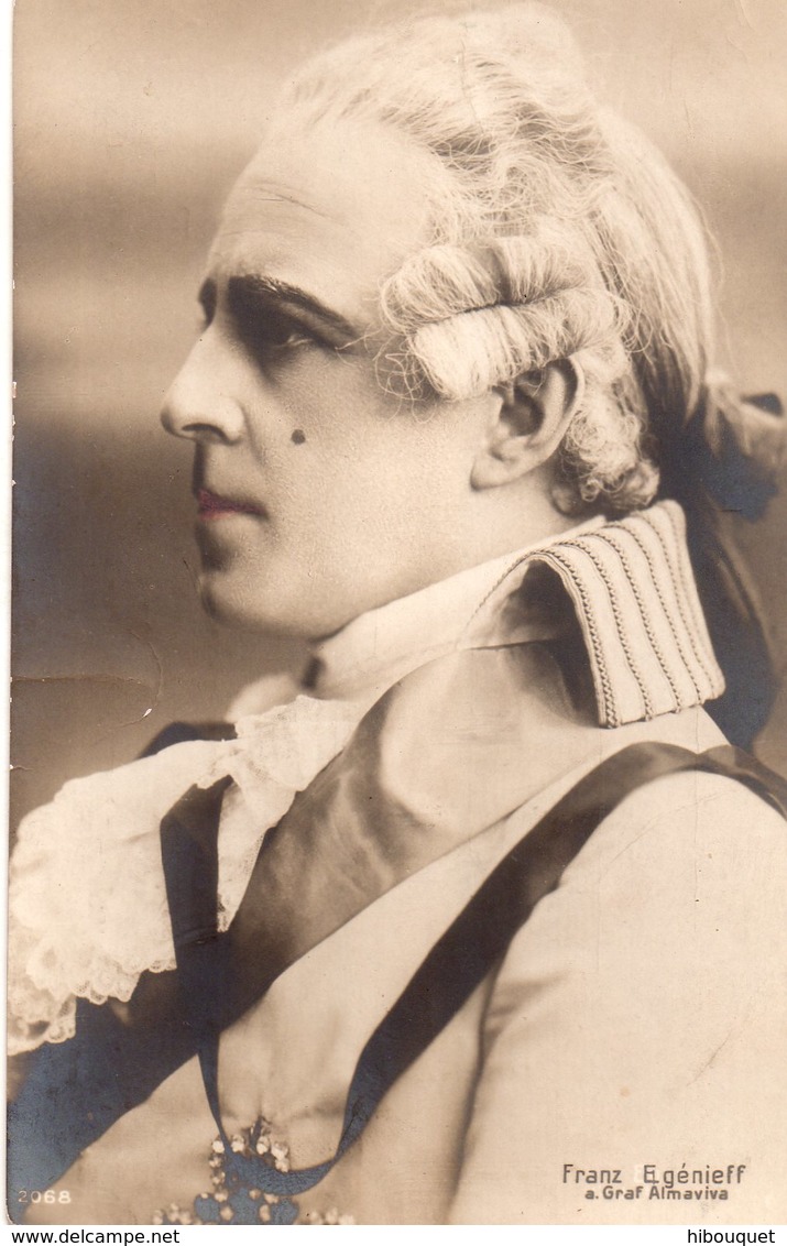 CPA, Portrait De Franz Egénieff, Graf Almaviva, Chanteur D'opera Allemand - Opera