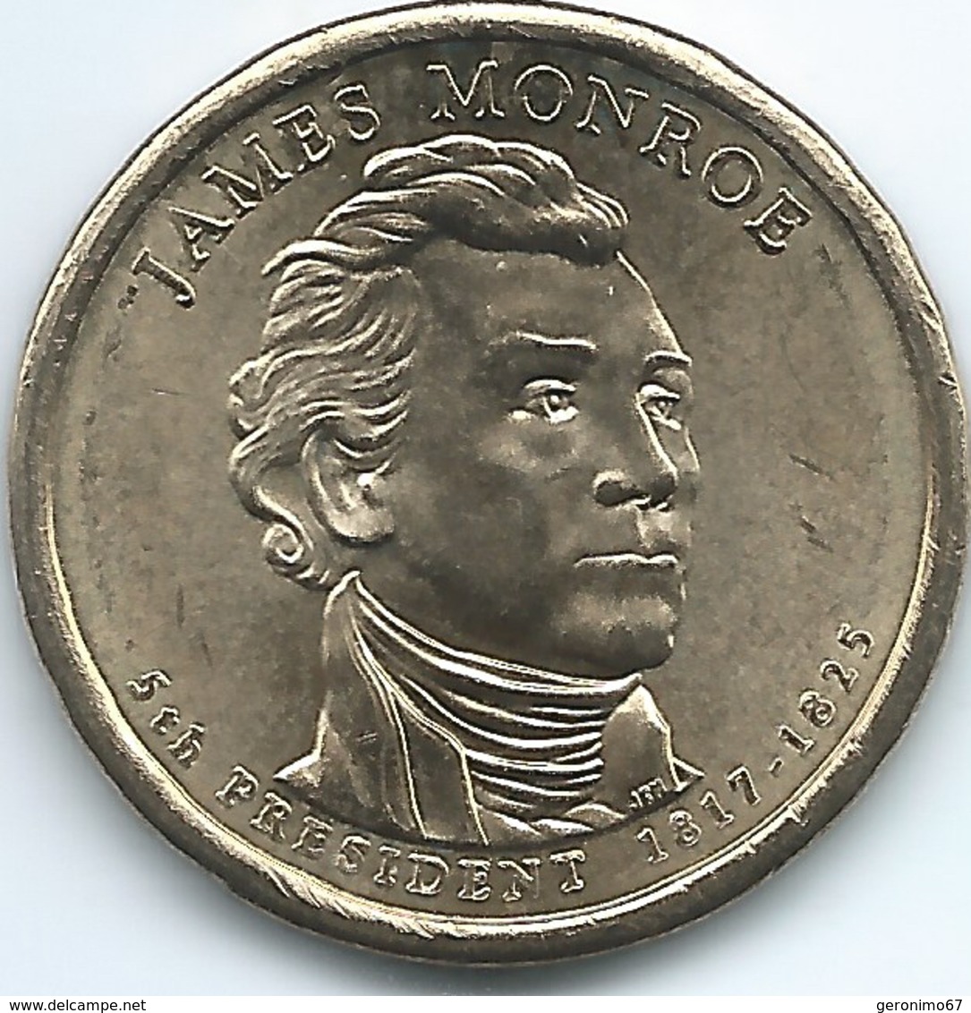 United States - Dollar - 2008 D - James Monroe - KM426 - 2007-…: Presidents