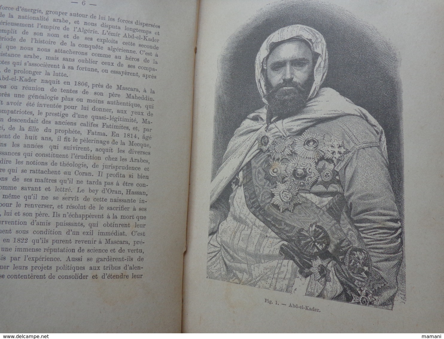 livre recompense -college de cette-l'algerie conquise depuis la prise de constantine a nos jours-paul gaffarel- 1890