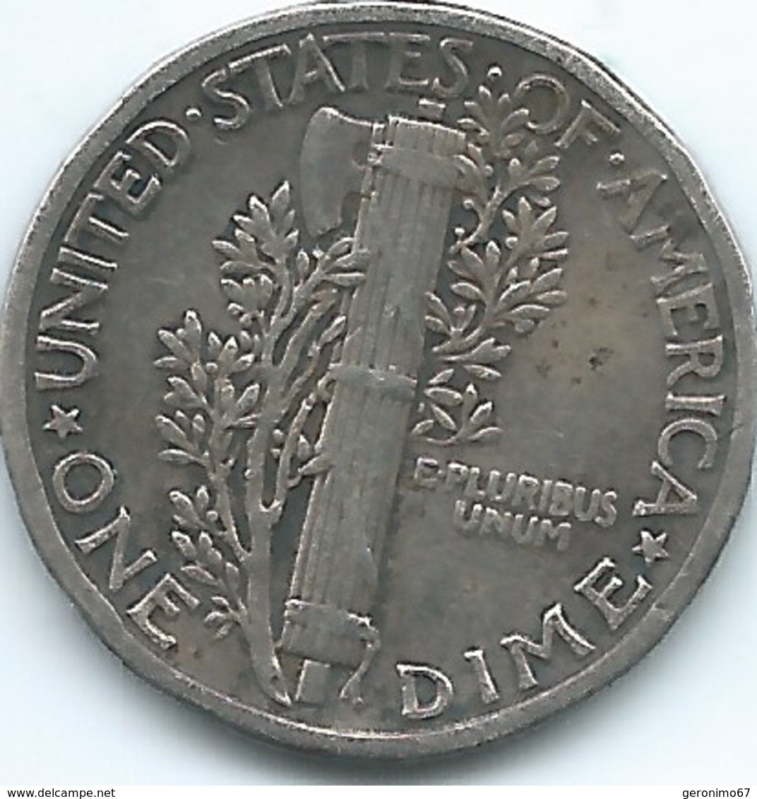 United States Of America - 1940 - Mercury Dime - KM140 - 1916-1945: Mercury (Mercure)