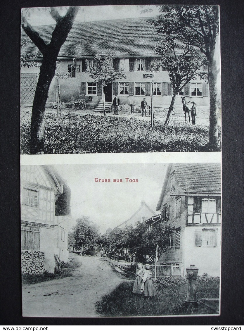 Gruss Aus TOOS Post-Ablage Gel. 1908 N. Münsterlingen Thurgau - Münsterlingen