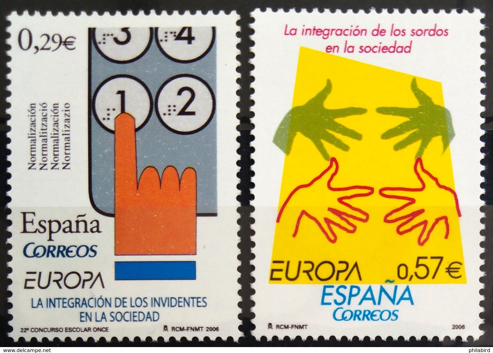 EUROPA        ANNEE 2006       ESPAGNE         N° 3861/3862           NEUF** - 2006