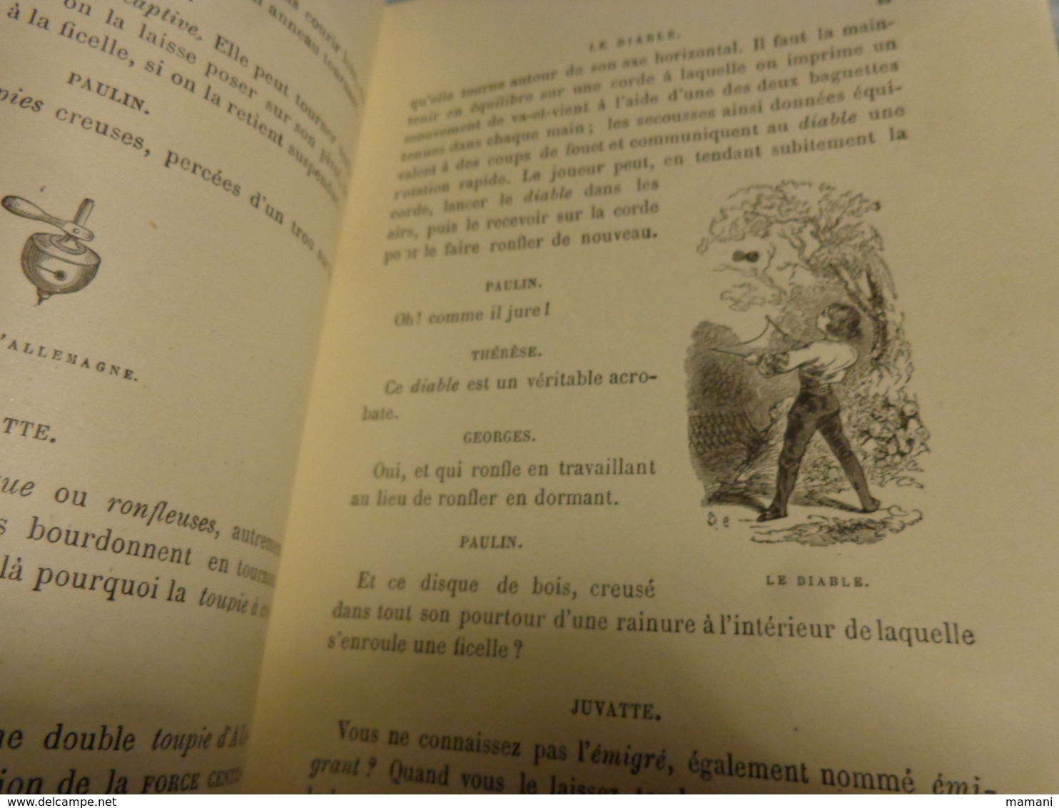 livre recompense -college de cette-les jouets d'enfants par gustave demoulin 3eme edition-1889-polichinelle -poupee etc.