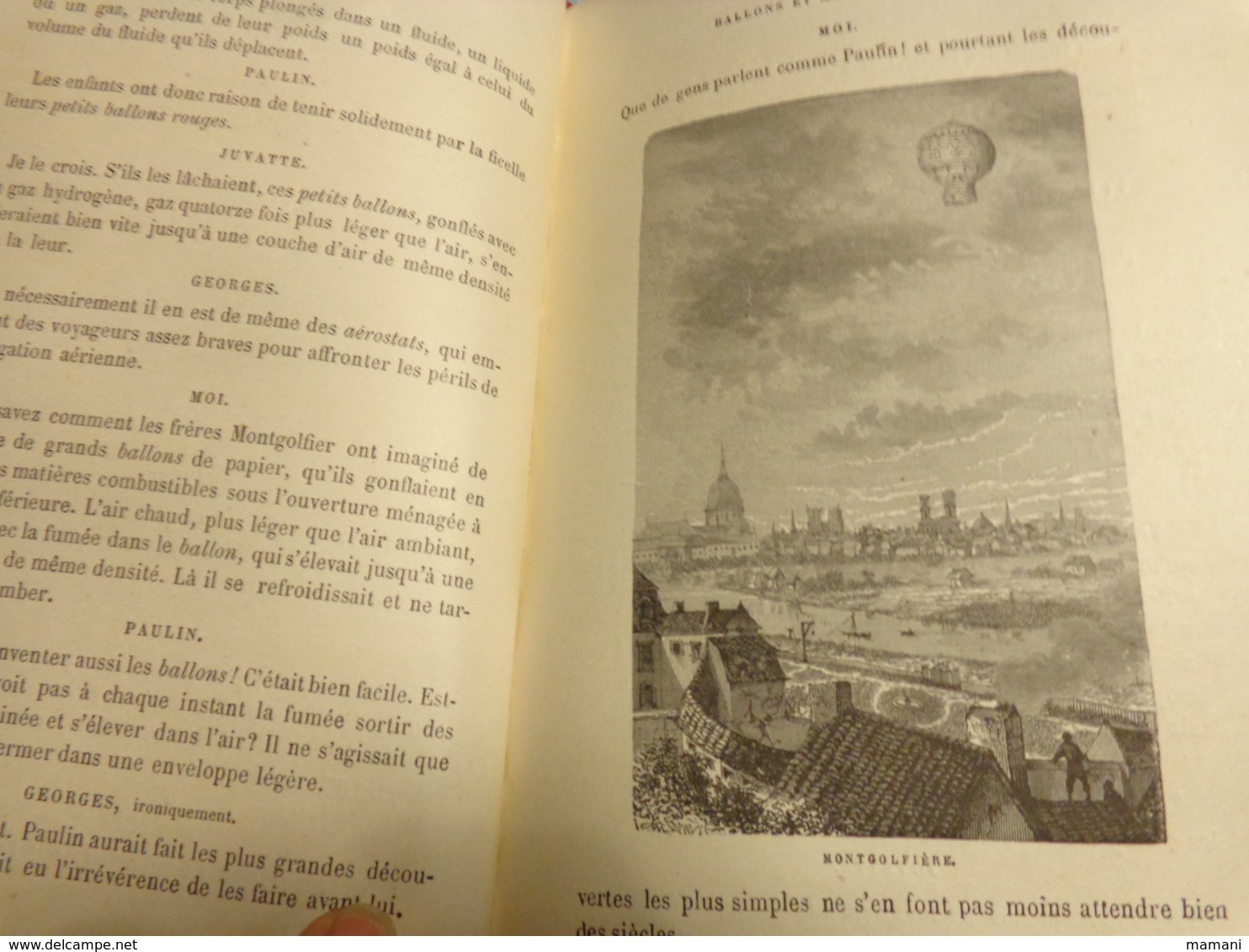 livre recompense -college de cette-les jouets d'enfants par gustave demoulin 3eme edition-1889-polichinelle -poupee etc.