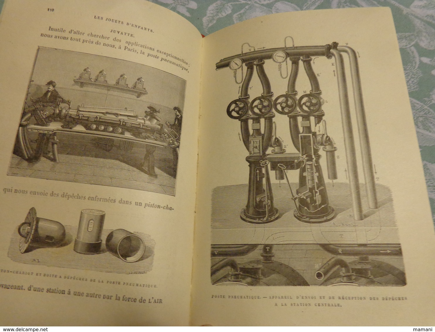 livre recompense -college de cette-les jouets d'enfants par gustave demoulin 3eme edition-1889-polichinelle -poupee etc.