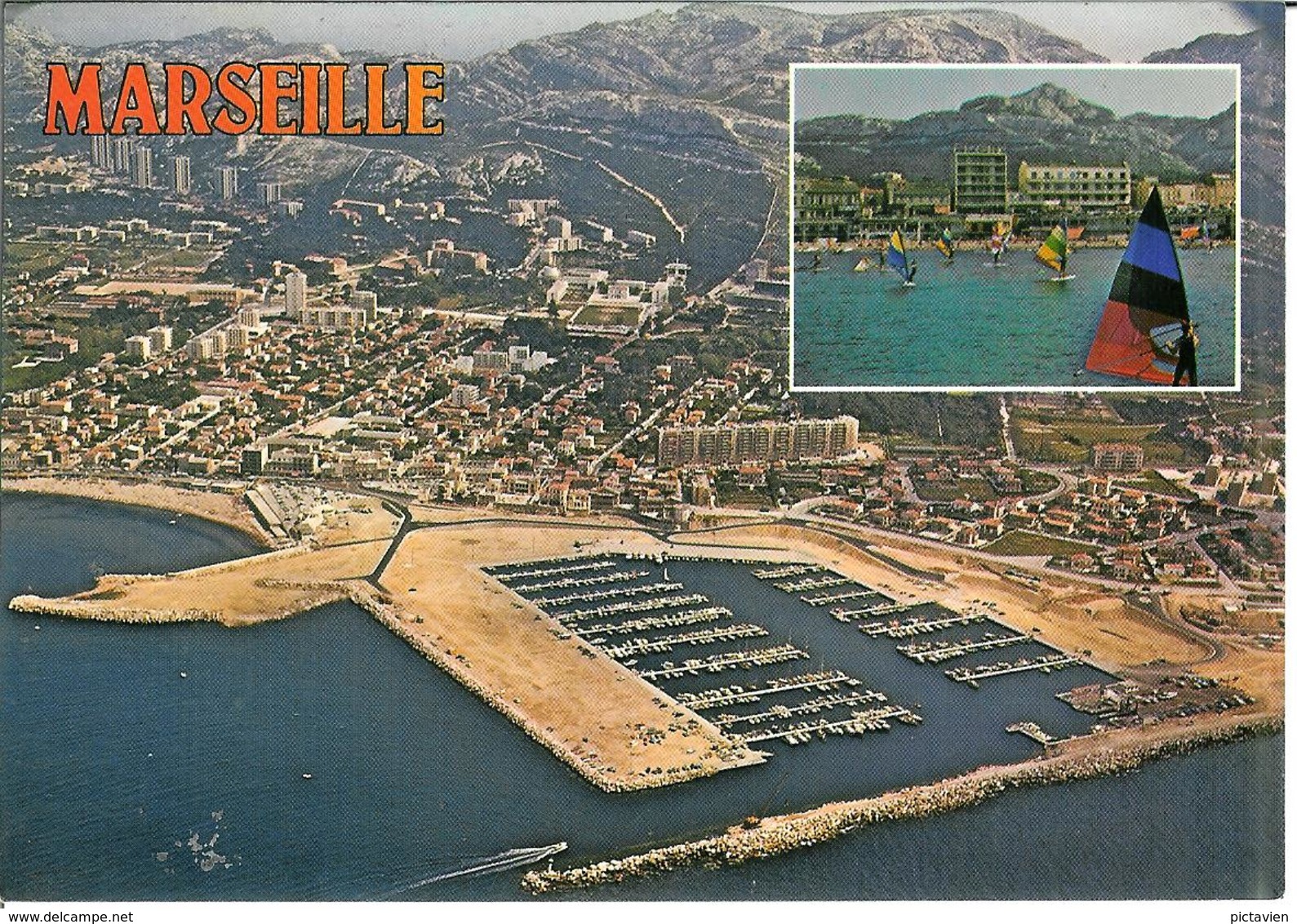 MARSEILLE Port De La Pointe Rouge Et Vue 1984 - Non Classés