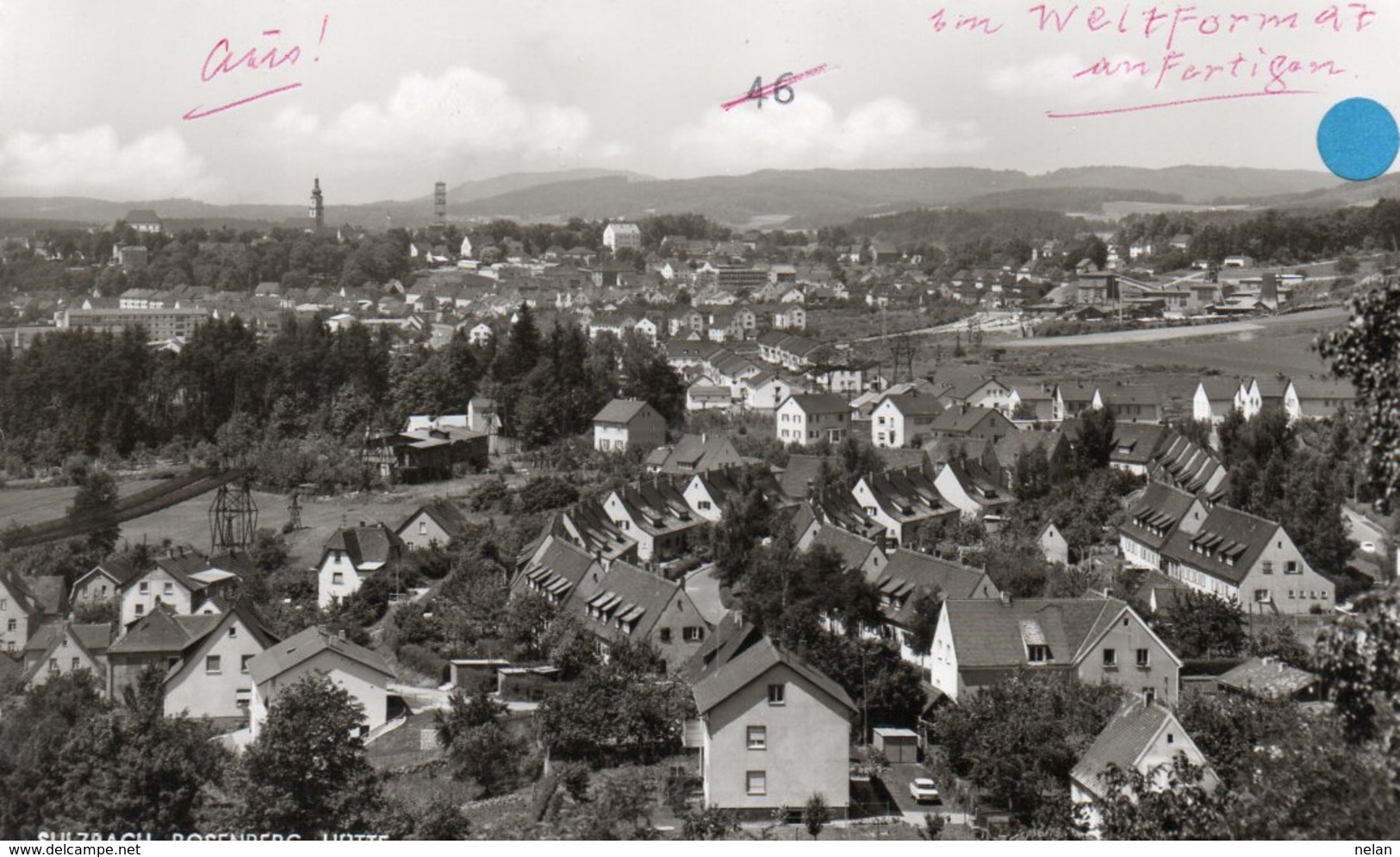 SULZBACH-ROSENBERG-HUTTE-REAL PHOTO-1956 - Sulzbach-Rosenberg