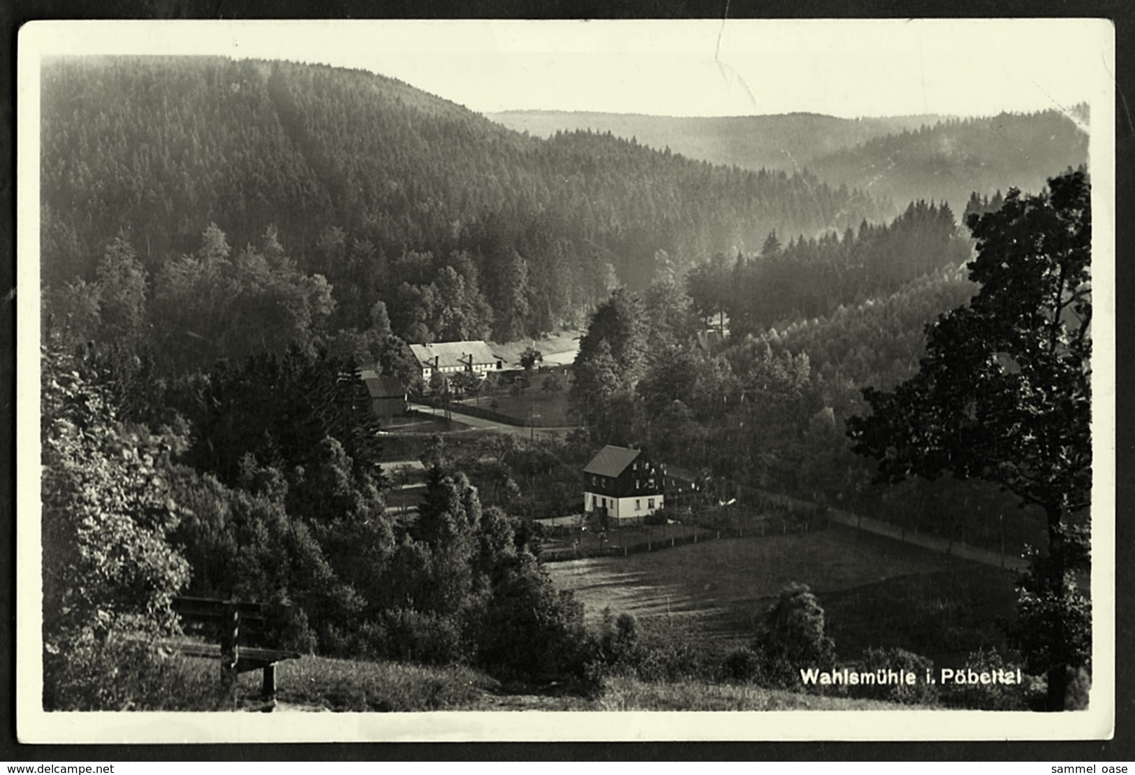 Gästehaus Wahlsmühle Im Pöbeltal  -  Ansichtskarte Ca. 1955    (12956) - Schmiedeberg (Erzgeb.)