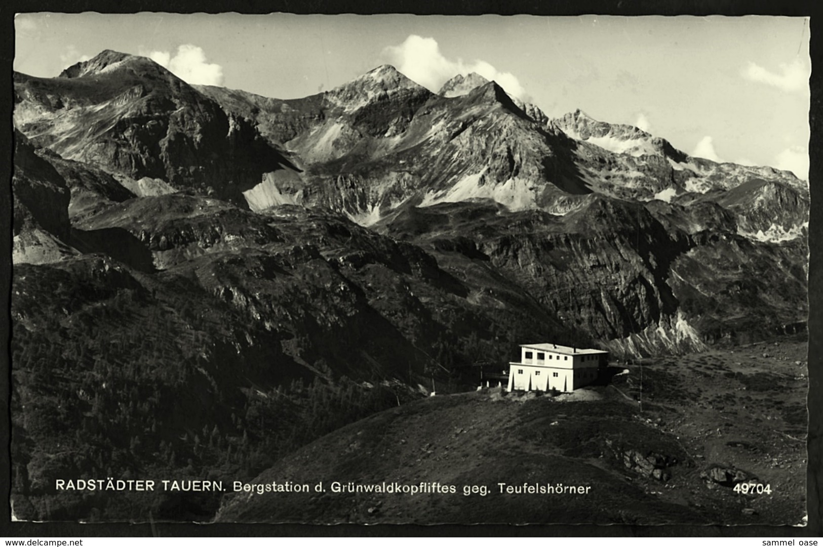 Radstädter Tauern  -  Bergstation Des Grünwaldkopfliftes  -  Ansichtskarte Ca.1963    (12948) - Obertauern