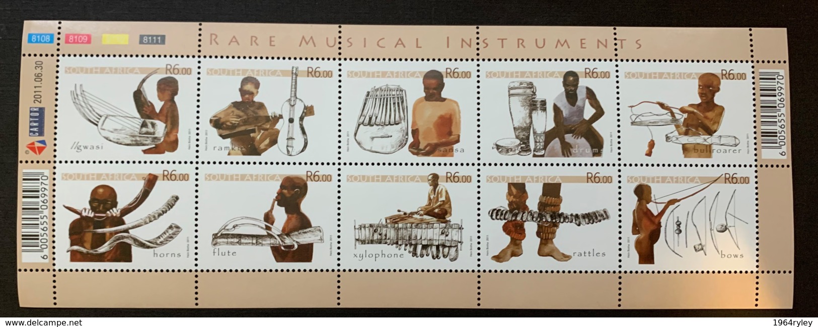 SOUTH AFRICA - MNH** - 2011 - - Blocs-feuillets