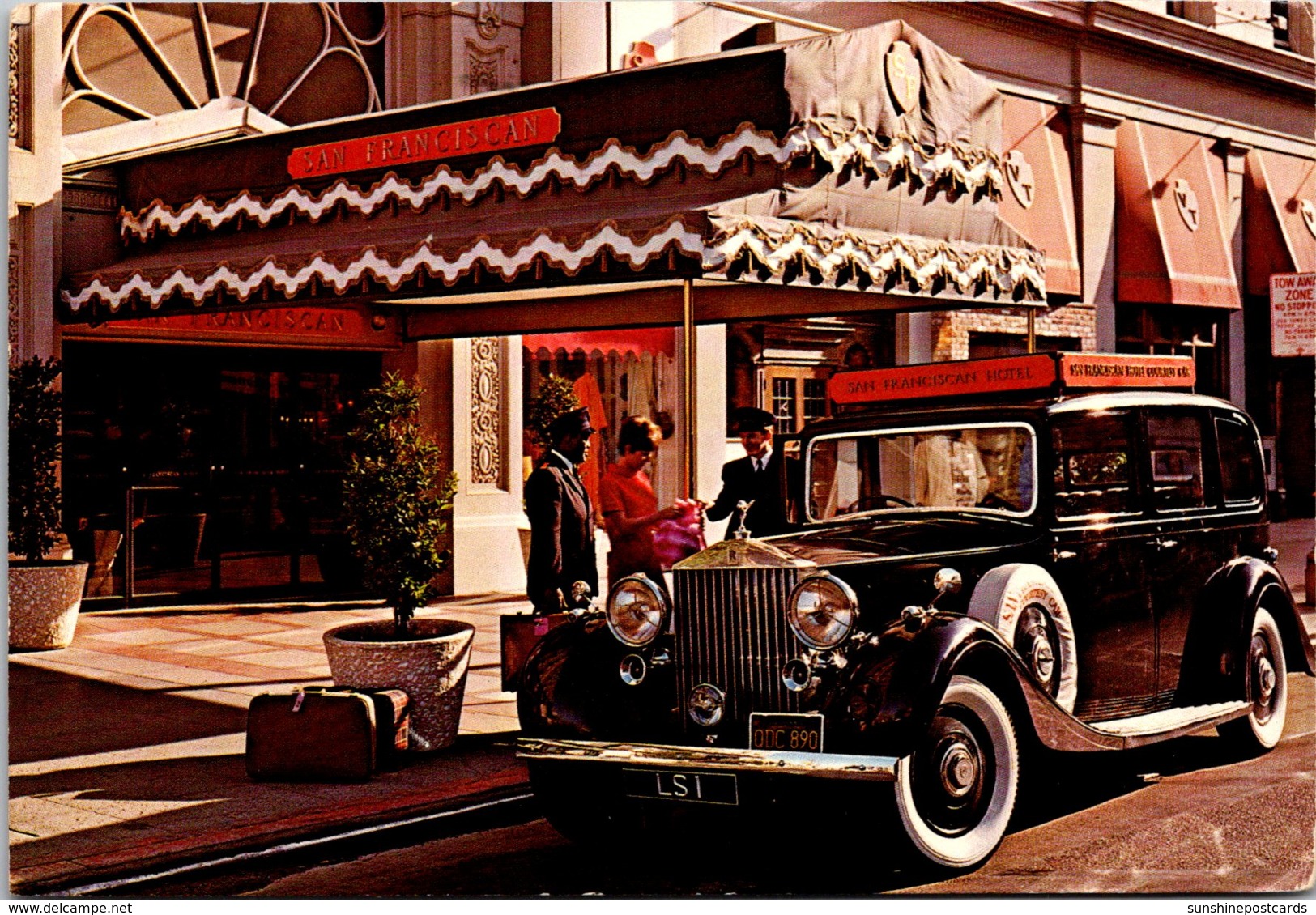 California San Francisco The San Franciscan Hotel Rolls Royce Limousine 1972 - San Francisco