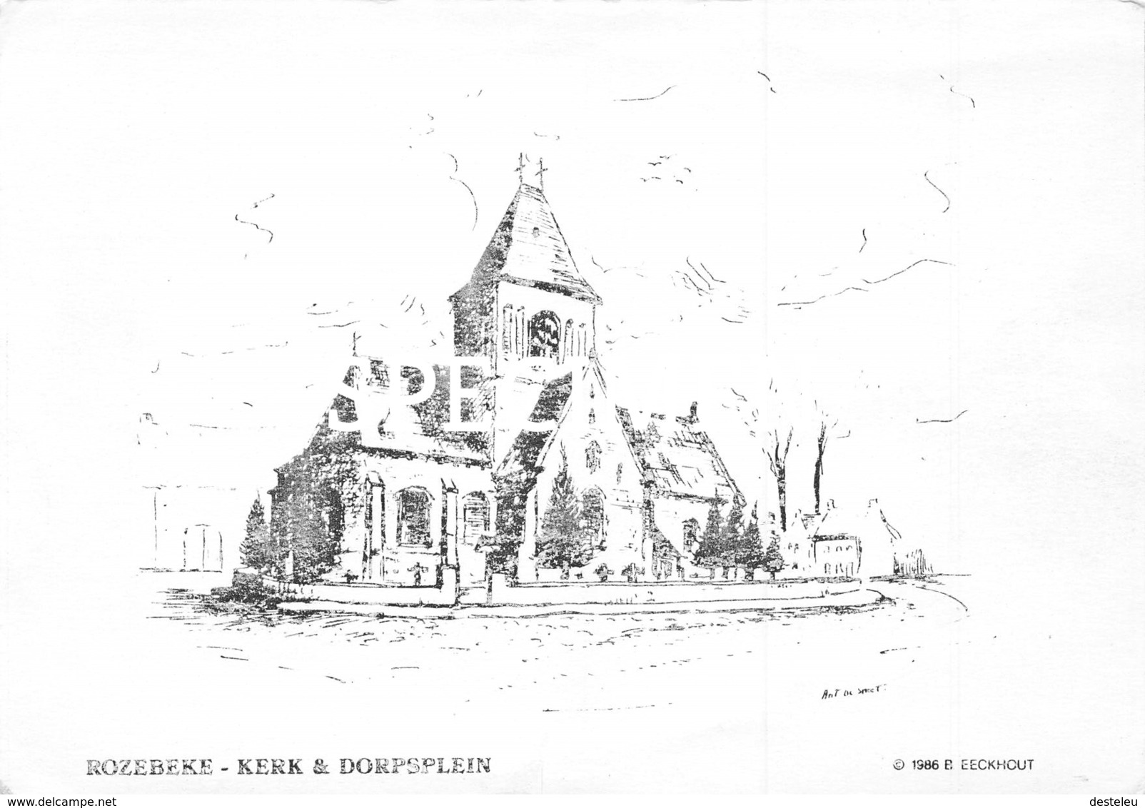 Kerk En Dorpsplein - Rozebeke - Zwalm