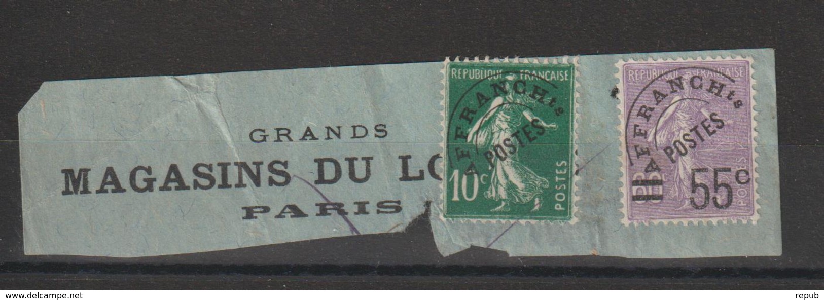 France Fragment Magasin Du Louvre Avec Préo 47 Et 51 - 1893-1947