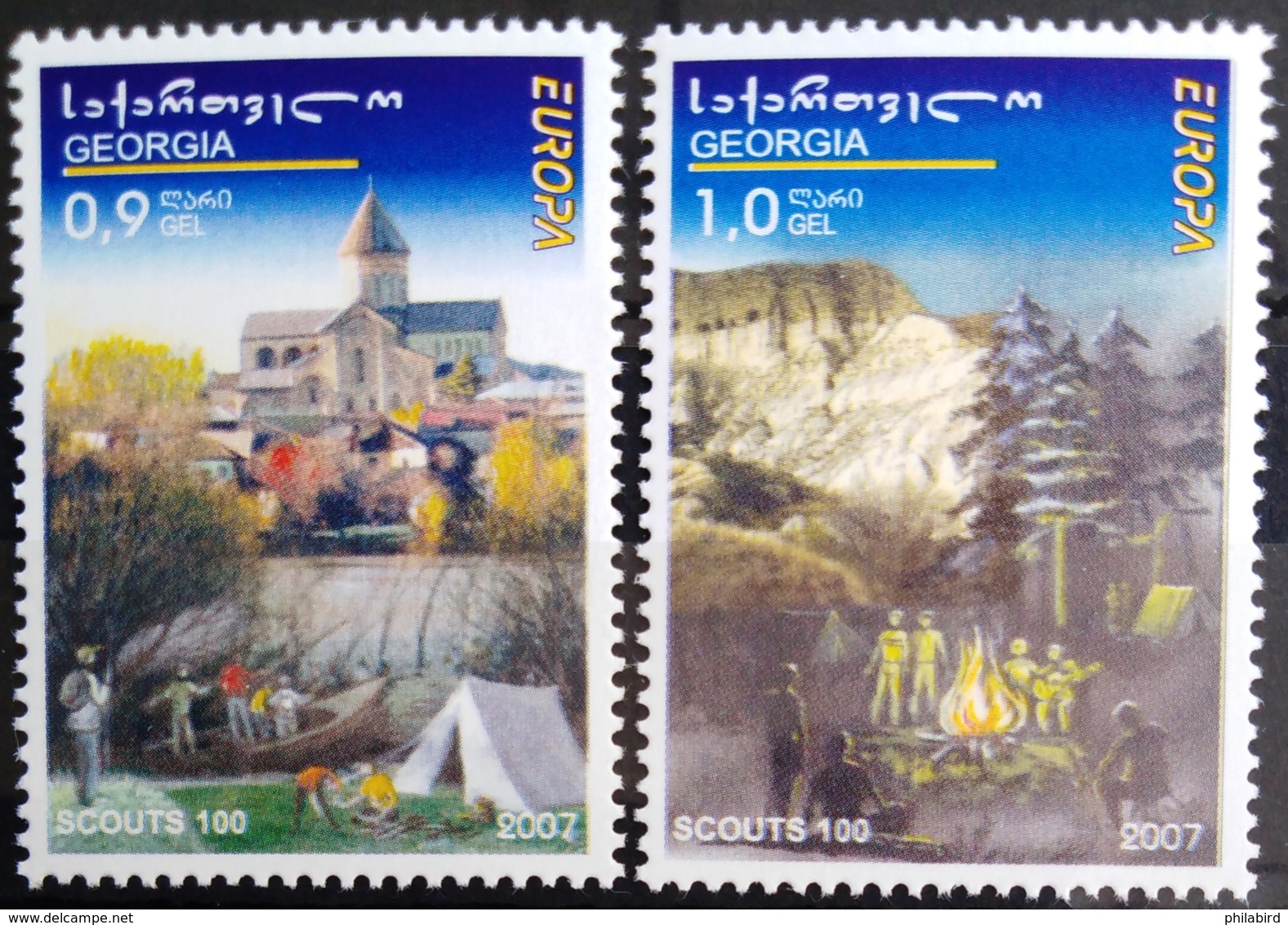 EUROPA        ANNEE 2007        GEORGIE         N° 436/437           NEUF** - 2007