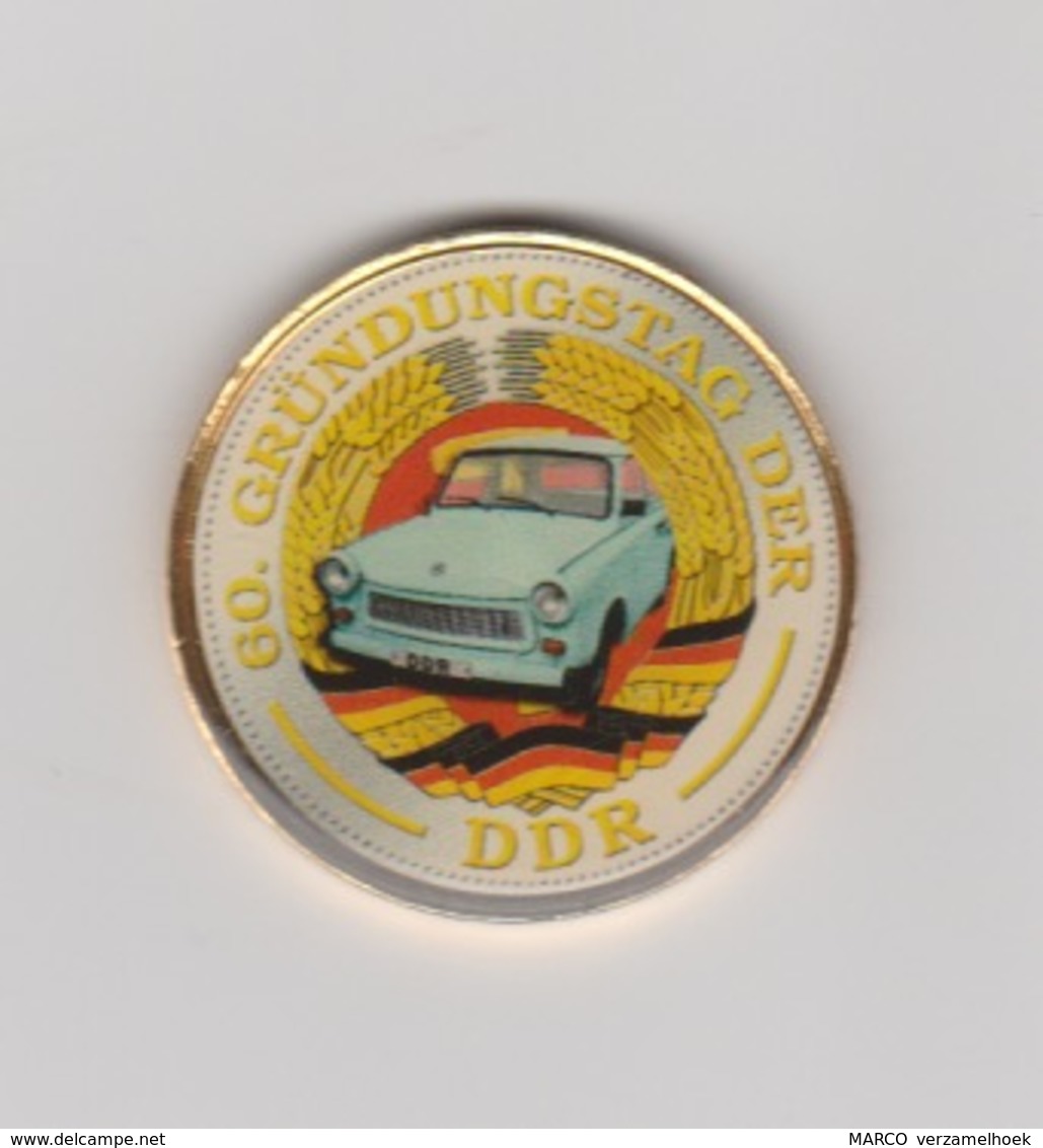 Gründungtag Der DDR XX Jahre DDR 1969 5 Mark Trabant - Elongated Coins