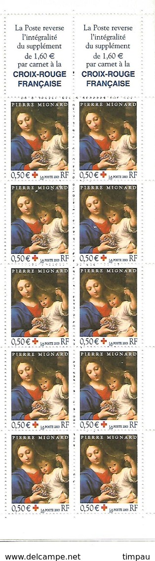 2003. Fêtes De Fin D'année: Vierge à La Grappe - Croix Rouge