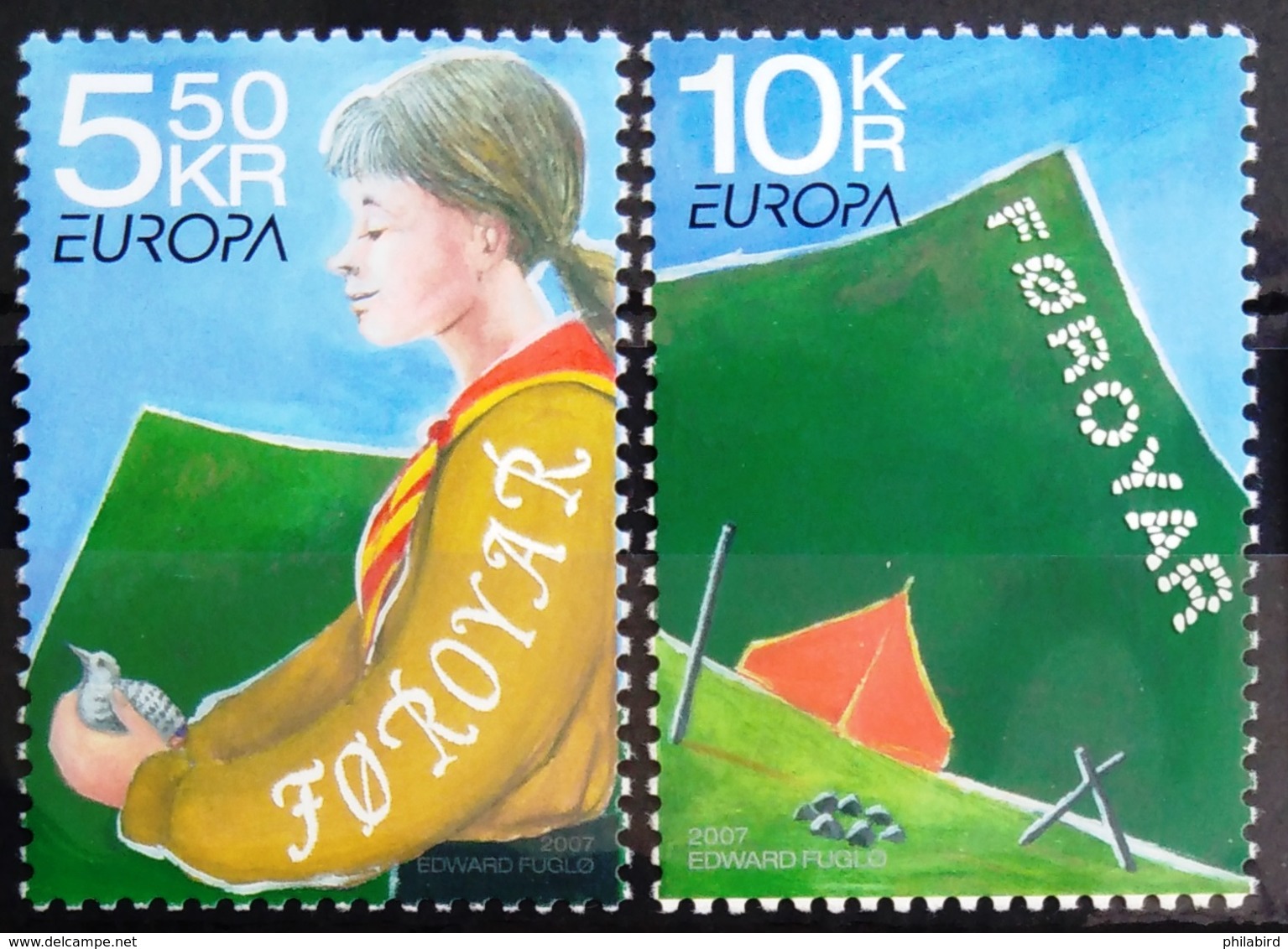 EUROPA        ANNEE 2007        FEROE         N° 595/596           NEUF** - 2007