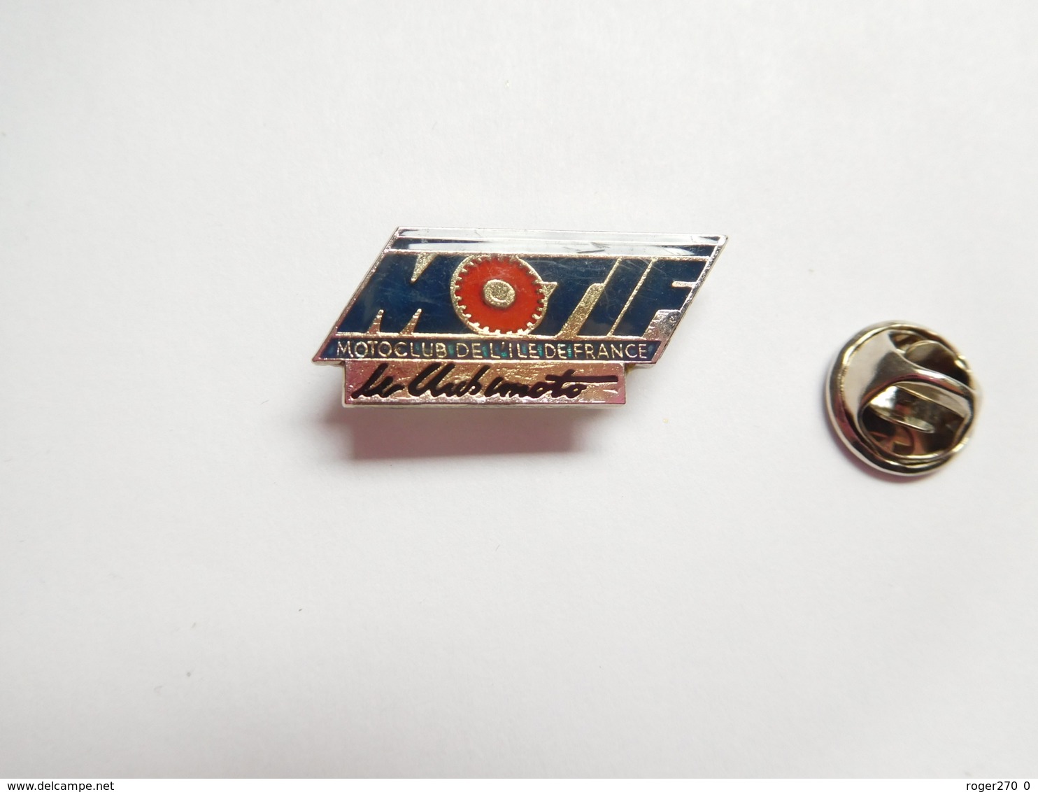 Beau Pin's , Moto , MOTIF , Moto Club De L'Ile De France - Motorfietsen