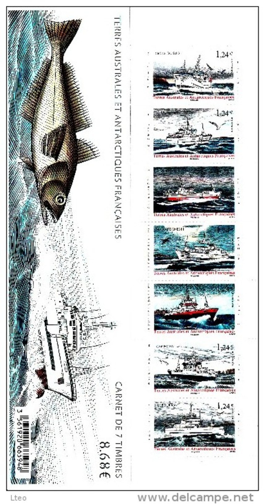 TAAF 2015 Carnet Flotille De Peche - Boekjes