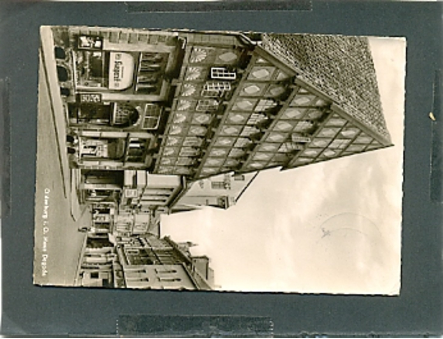 GERMANY OLDENBURG REAL PHOTO POSTCARD COTTAGE PEOPLE SHOP ROAD WAY WINDOW - Andere & Zonder Classificatie