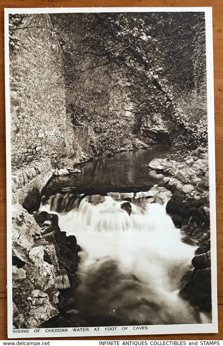 POSTCARDS x 9=POST CARDS=CHEDDAR CAVES=SOMERSET=ENGLAND=SEPIA=ALL IN MINT CONDITION!!=A.G.H. GOUGH=MANAGER of the Caves.