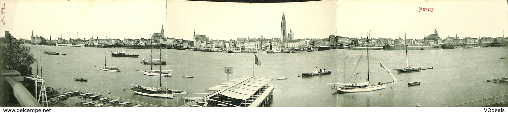 027 415 - CPA Panoramique - Belgique - Antwerpen - Anvers - Panorama - Antwerpen