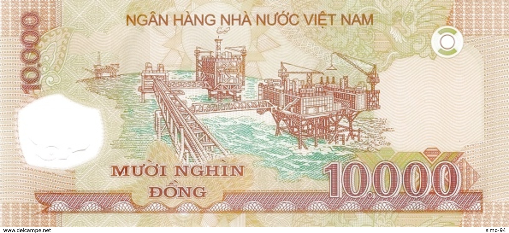 Vietnam P.119c  10000 Dong 2008 Unc - Vietnam