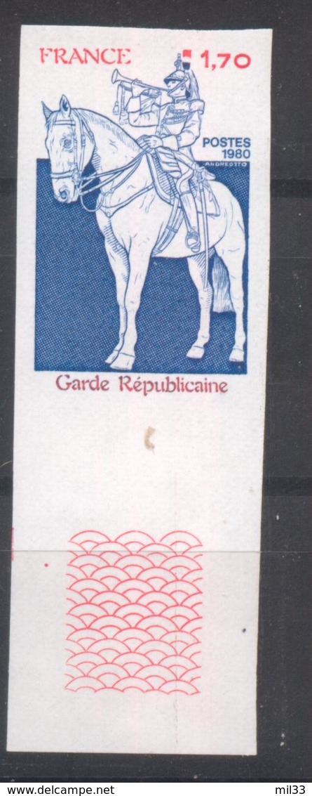 Garde Républicaine YT 2115 De 1980 Sans Trace De Charnière - Non Classés