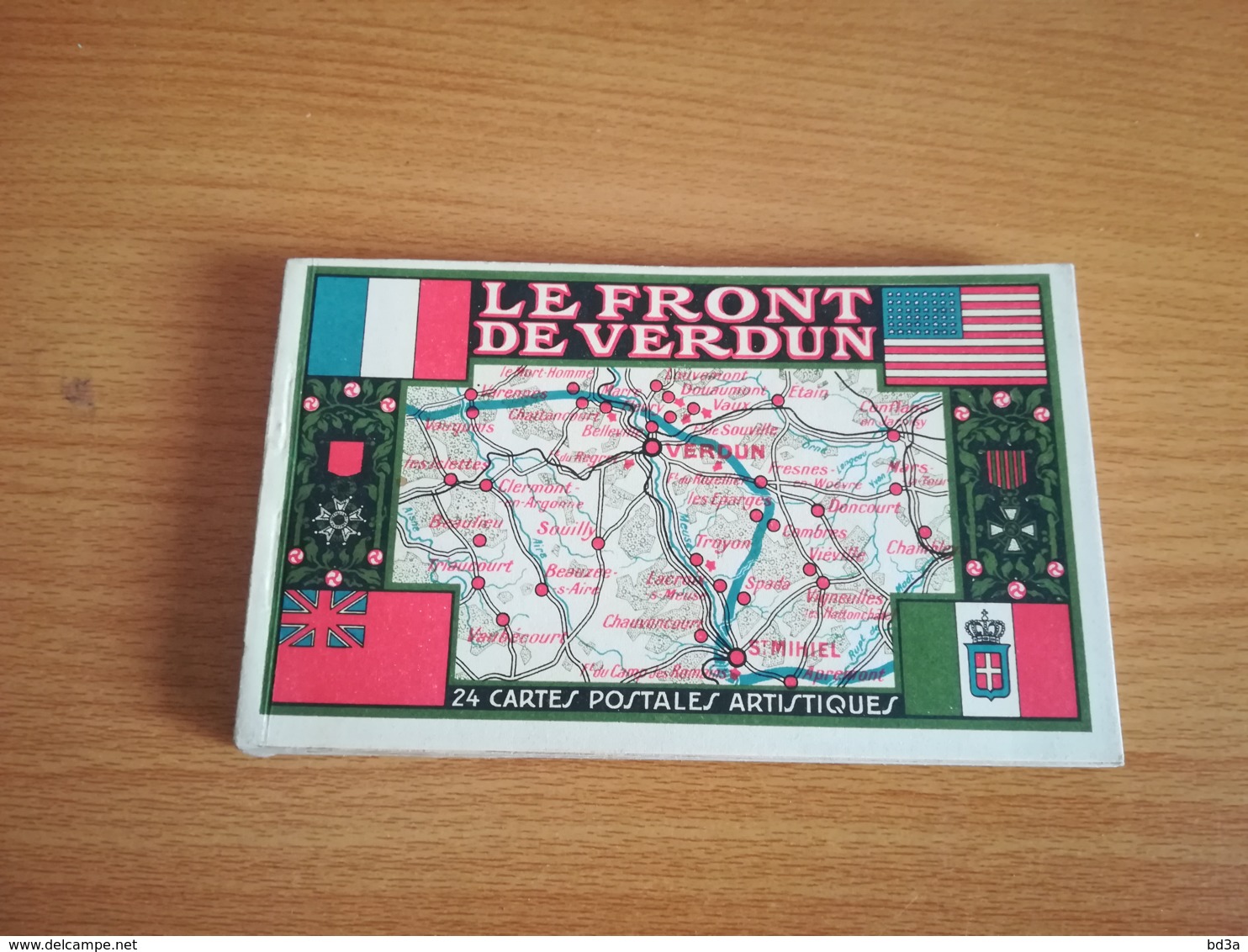 CARNET LE FRONT DE VERDUN 24 CARTES - Verdun