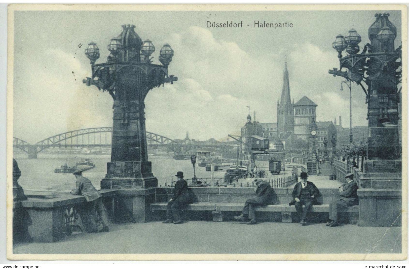 Düsseldorf Hafenpartie 1934 Foto Ansichtskarte - Duesseldorf