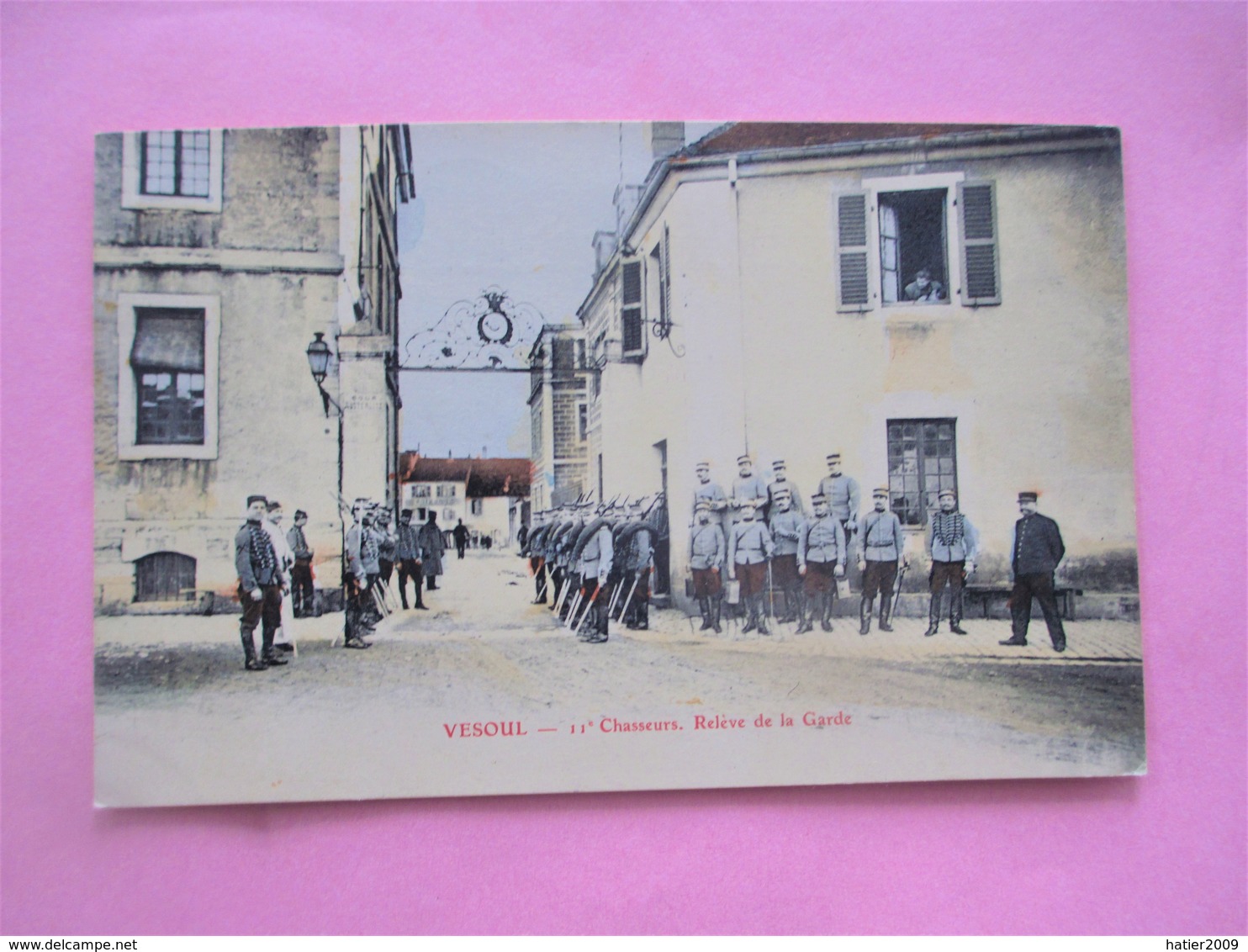 Cpa Colorisée_VESOUL - 11ème Chasseurs_Relève De La Garde - Voyagé En 1906 - TBE - Vesoul