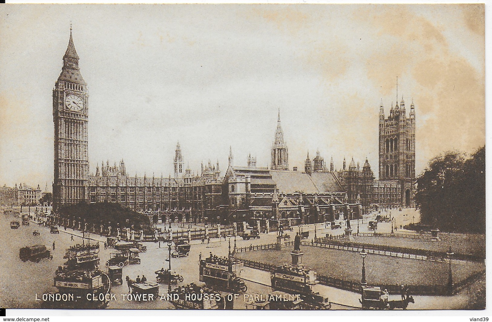 London - Londres - Clock Tower And Houses Of Parlement - Non écrite - Houses Of Parliament