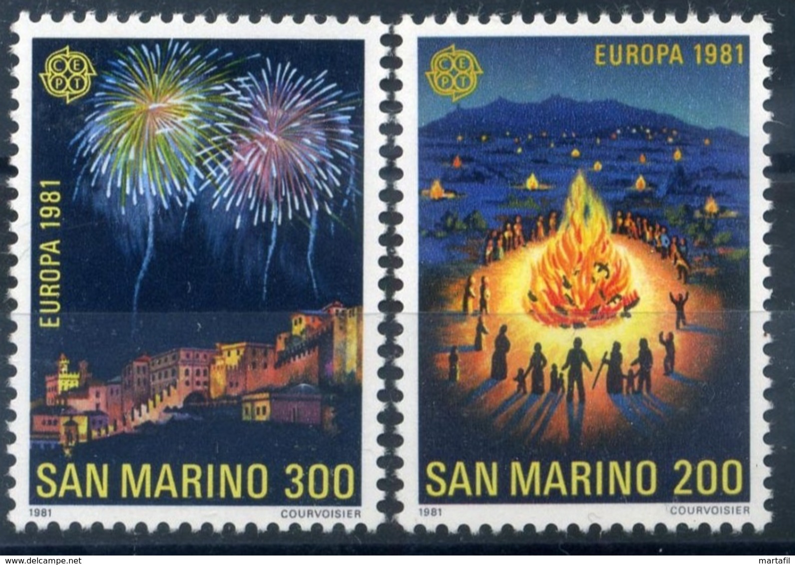 1981 SAN MARINO SET MNH ** Europa - Unused Stamps