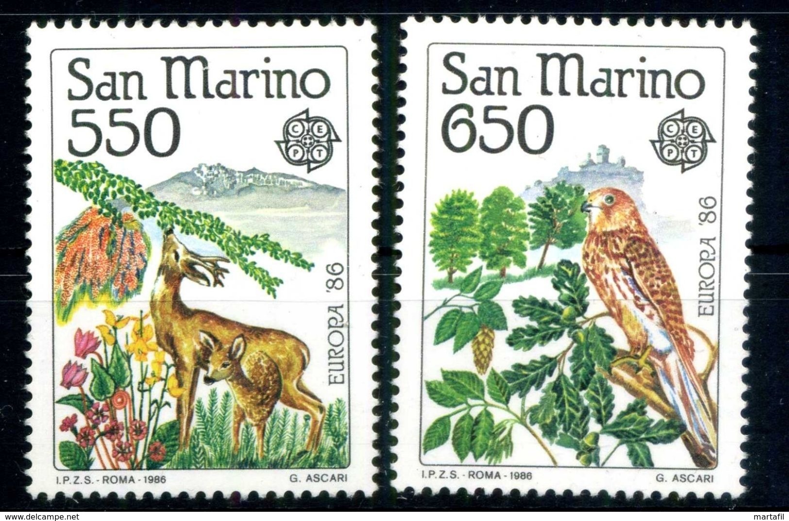 1985 SAN MARINO SET MNH ** Europa - Nuovi