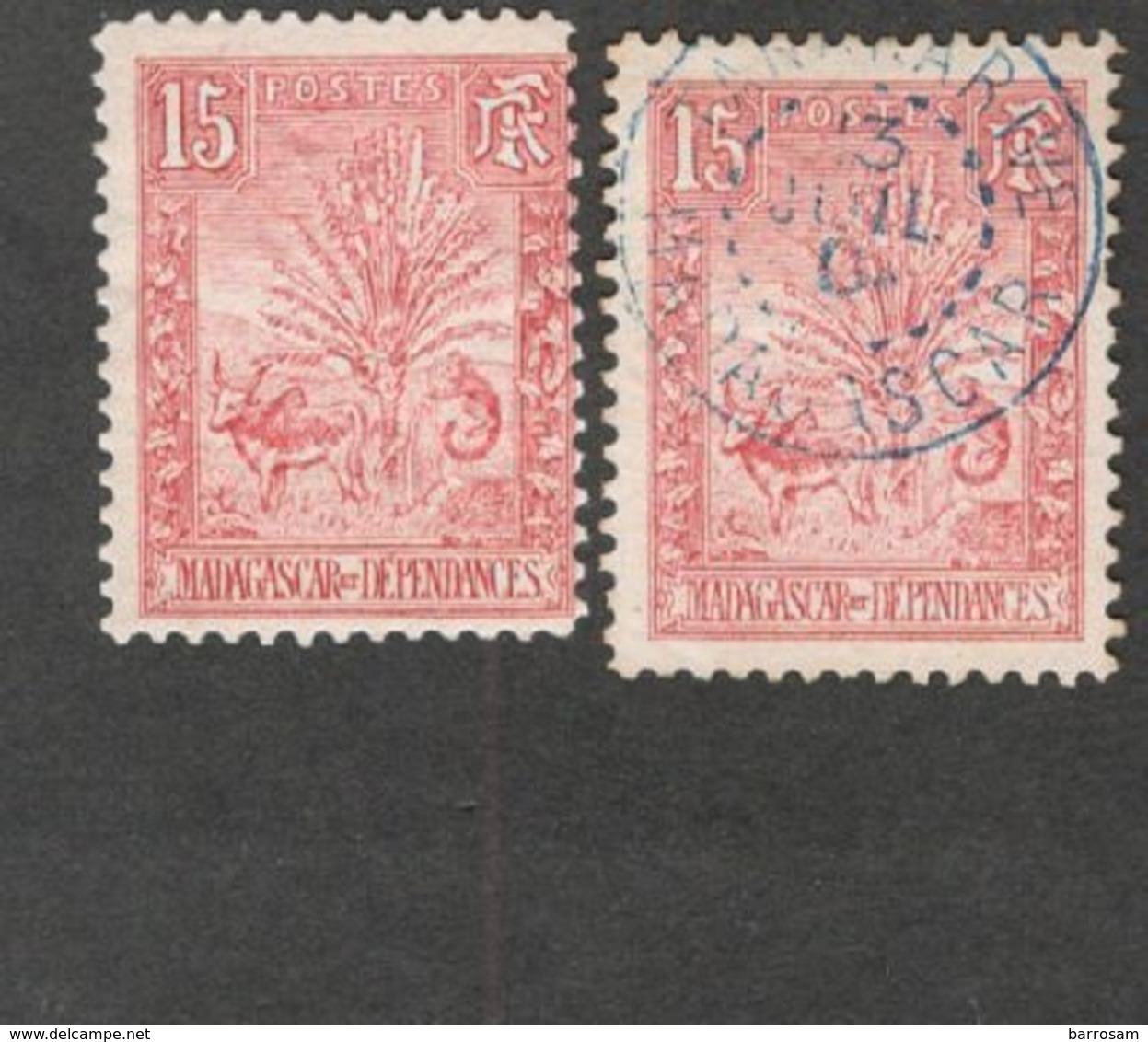 MADAGASCAR1903: Yvert68mh*&usedma - Other & Unclassified