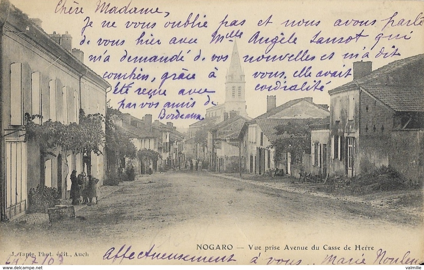 NOGARO - Vue Prise Avenue Du Casse De Herre - Nogaro