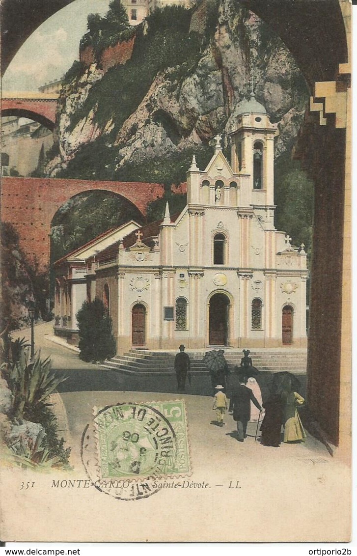 MONACO  Ste Dévote 1906 - Kathedrale Notre-Dame-Immaculée