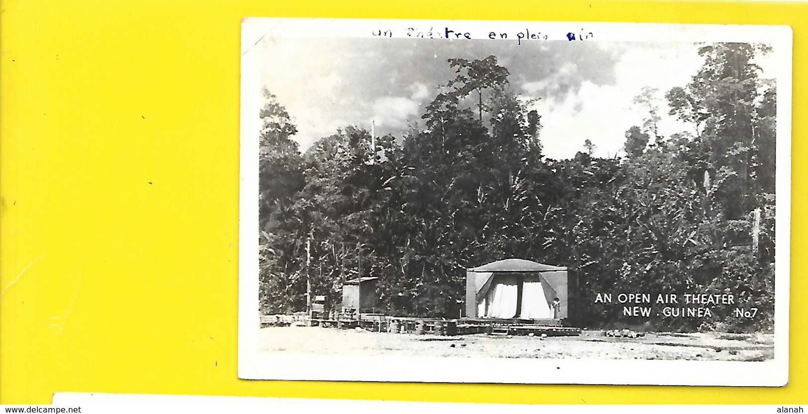 An Open Air Theater (Grogan Danville) NEW GUINEA Nouvelle Guinée - Papua-Neuguinea