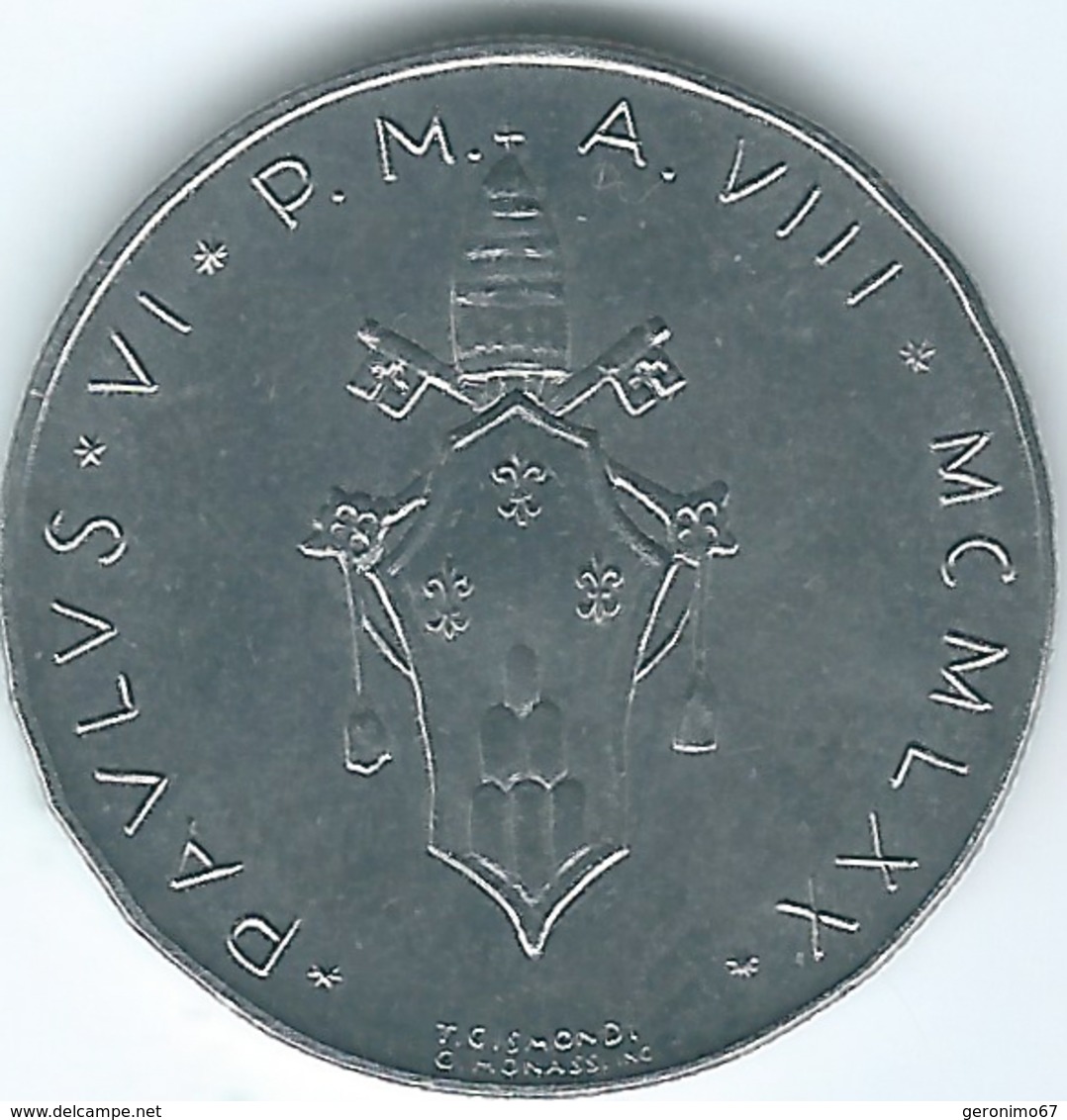 Vatican City - Paul VI - 1970 - 50 Lire - KM121 - Vaticaanstad