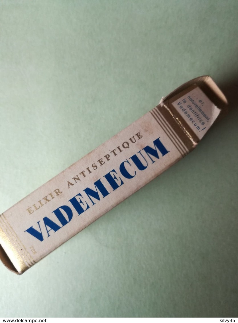 FLACON VADEMECUM ELIXIR NOTICE PUBLICITE ANNEES 60 - Kosmetika