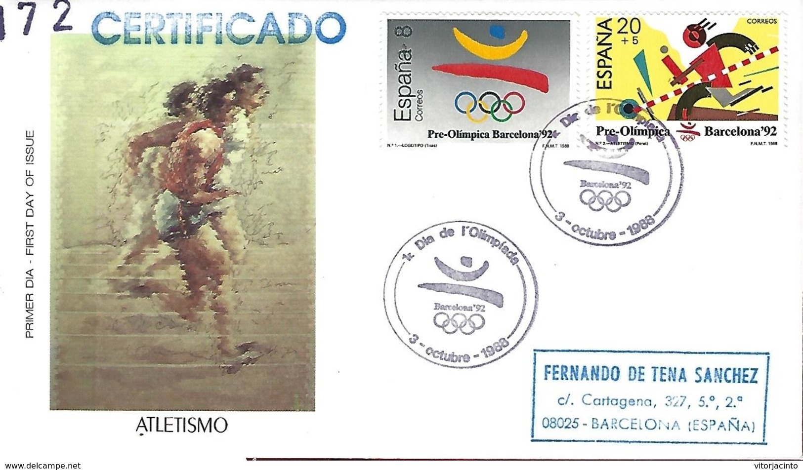 Spain - Summer Olympic Games Barcelona 1992 -  Pre-Olympic Series 1988 - Summer 1992: Barcelona