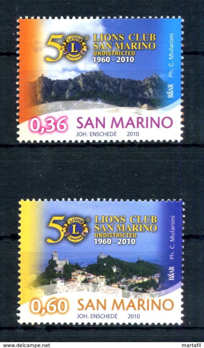 2010 SAN MARINO SET MNH ** - Neufs