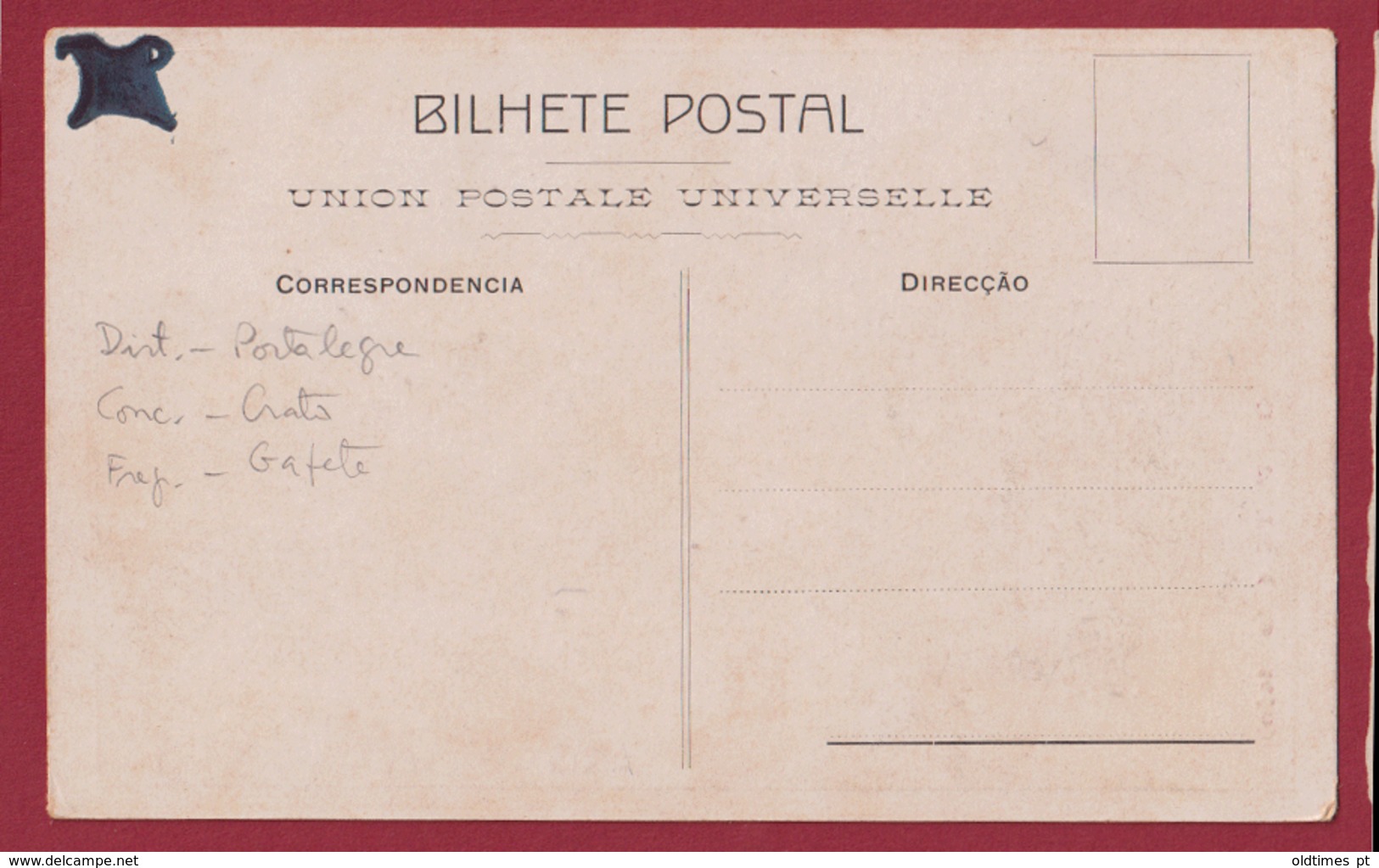 PORTUGAL - GAFETE - UMA RUA - 1910 PC - Portalegre