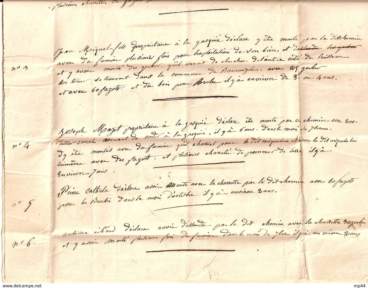 1I3  ---  81  CORDES  Type 15   Taxe 6 (2è échelon De Poids)   1855 - 1849-1876: Periodo Clásico