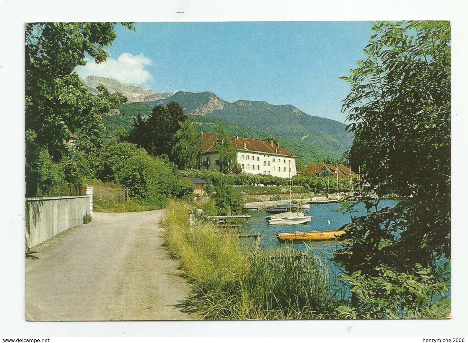 74 Haute Savoie Talloires Le Chemin Des Moines Et La Tournette 1970 Ed Rossat Mignon Annecy - Talloires