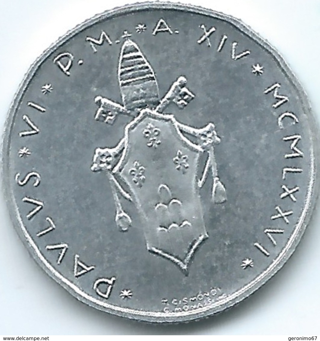 Vatican City - Paul VI - 1976 - 2 Lire - KM117 - Vatikan