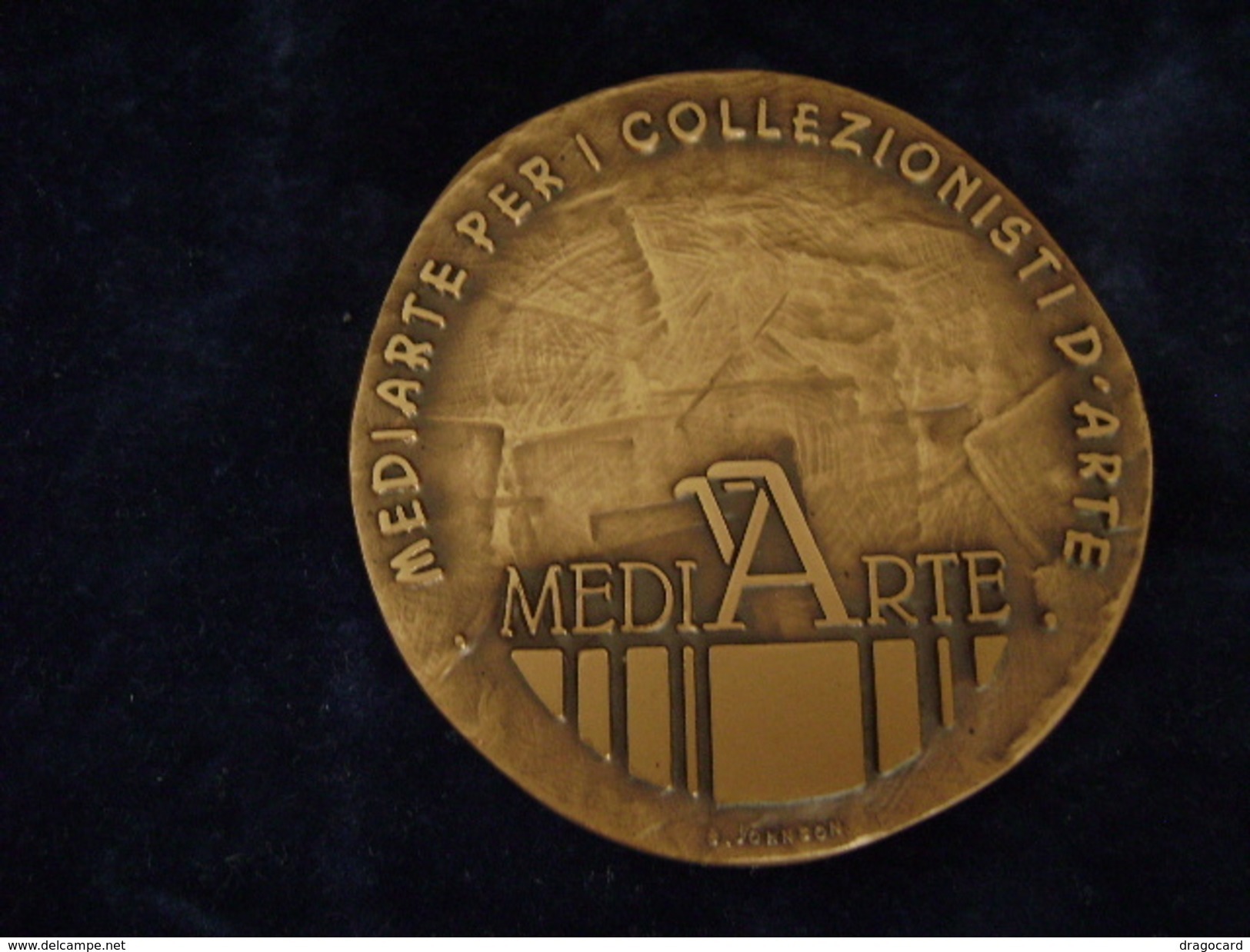 Mediarte Per I Collezionisti  Inc. Greco   Stab. Johnson  GRANDE MODULO  MEDAGLIA BIG MEDAL Ø 60 Mm - Professionals/Firms